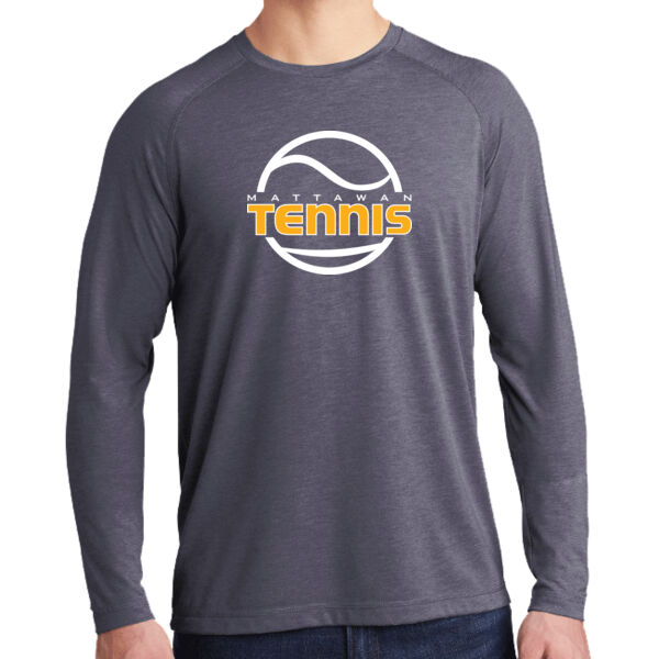 PosiCharge® Long Sleeve Tri-Blend Wicking Raglan Tee Thumbnail