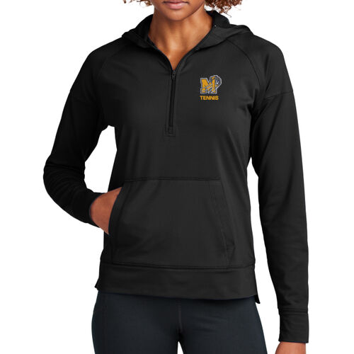 Sport-Tek® Women's Sport-Wick® Stretch 1/2-Zip Hoodie Thumbnail